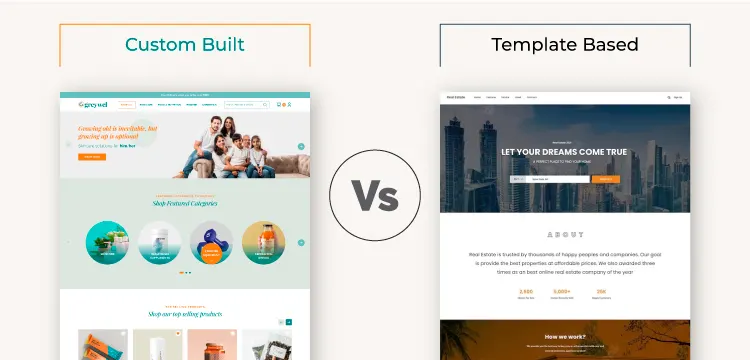 Custom-Built Website VS Template Website