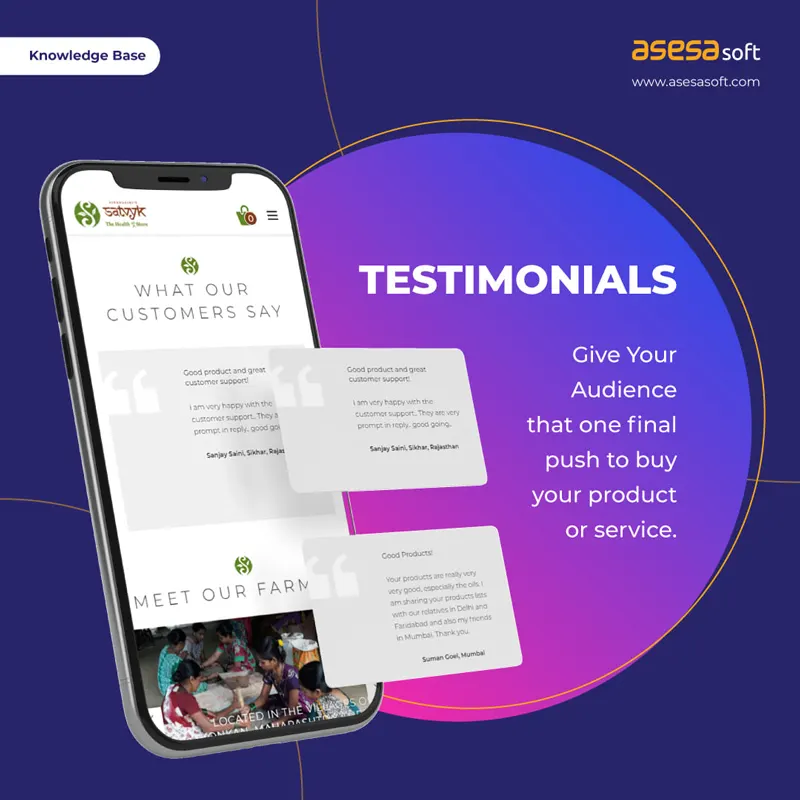How are testimonials used in marketing?